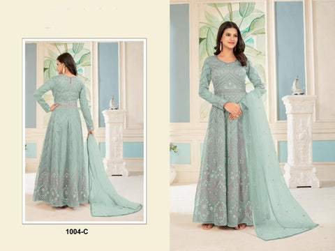 1004 Master Color Net With Embroidery Anarkali Suits Collection catalog from stuff export 1004 Master Color Net With Embroidery Anarkali Suits Collection catalog from stuff export