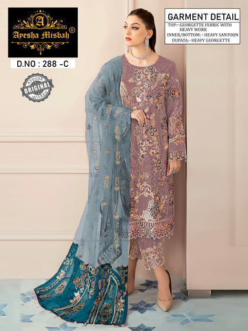 Ayesha Misbah 288 Georgette Pakistani Salwar Kameez catalog from stuff export Ayesha Misbah 288 Georgette Pakistani Salwar Kameez catalog from stuff export