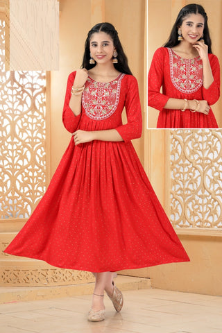 Raksha Kurti Vol 4 Rayon Printed Kids Collection from stuff export Raksha Kurti Vol 4 Rayon Printed Kids Collection from stuff export