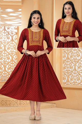 Raksha Kurti Vol 4 Rayon Printed Kids Collection from stuff export Raksha Kurti Vol 4 Rayon Printed Kids Collection from stuff export