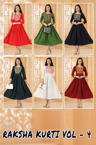 Raksha Kurti Vol 4 Rayon Printed Kids Collection from stuff export Raksha Kurti Vol 4 Rayon Printed Kids Collection from stuff export