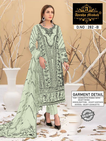 Ayesha Misbah 282 Georgette Pakistani Salwar Kameez from stuff export Ayesha Misbah 282 Georgette Pakistani Salwar Kameez from stuff export