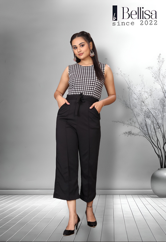 Black WJ12 Stylish Black Lycra Jumpsuit For Women Black WJ12 Stylish Black Lycra Jumpsuit For Women