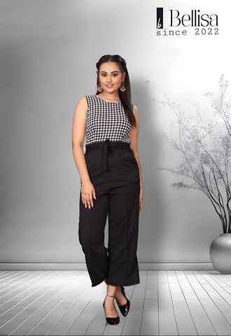 Black WJ12 Stylish Black Lycra Jumpsuit For Women Black WJ12 Stylish Black Lycra Jumpsuit For Women