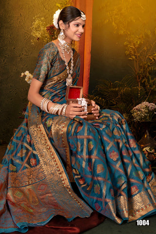 Saroj Kaanishka Vol 1 Organza Silk Saree Collection catalog from stuff export