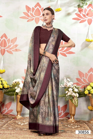 Vallabhi Liliana Vol 3 Brasso Printed Saree Collection catalog from stuff export