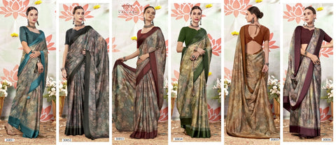 Vallabhi Liliana Vol 3 Brasso Printed Saree Collection catalog from stuff export