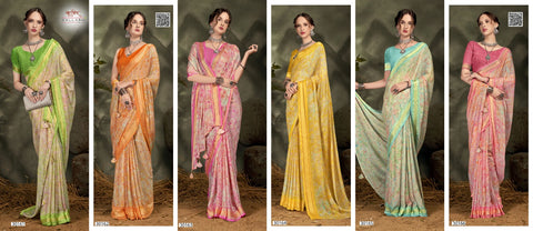 Vallabhi Jiya Vol 7 Georgette Designer Saree Collection catalog from stuff export