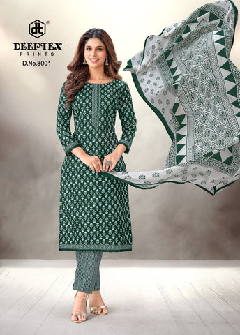 Deeptex Aaliza Vol 8 Cotton Dress Material Collection Catalog