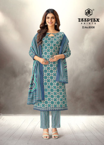 Deeptex Aaliza Vol 8 Cotton Dress Material Collection Catalog