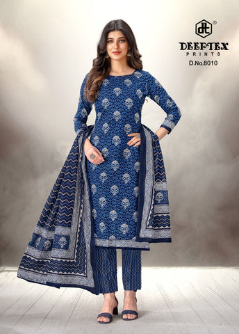 Deeptex Aaliza Vol 8 Cotton Dress Material Collection Catalog