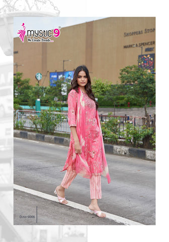 Mystic 9 Shagun Vol 9 Kurti Bottom With Dupatta Collection catalog from stuff export