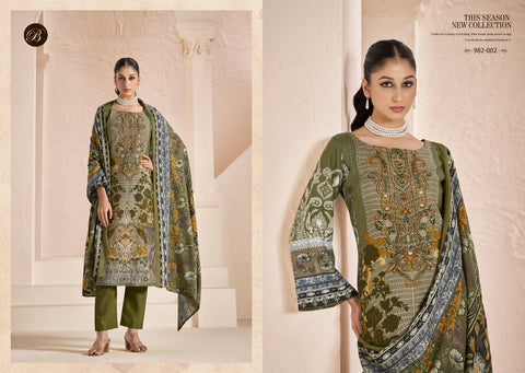 Belliza Mannat Pashmina Dress Material Collection Catalog From Stuff Export