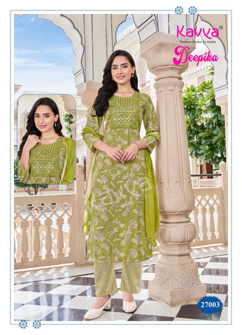 Kavya Deepika Vol 27 Kurti Bottom With Dupatta Collection Catalog from Stuff Export