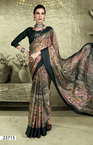 Vallabhi Nesta Vol 3 Brasso Printed Saree Collection Catalog from stuffy india