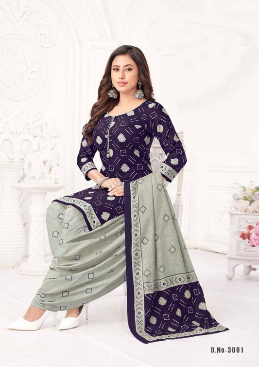 Madhav Bandhani Special Vol 3 Cotton Dress Material Collection Catalog From Stuff Export