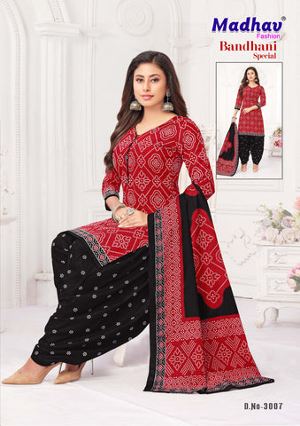 Madhav Bandhani Special Vol 3 Cotton Dress Material Collection Catalog From Stuff Export