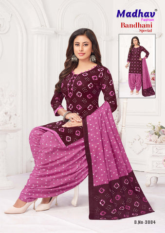 Madhav Bandhani Special Vol 3 Cotton Dress Material Collection Catalog From Stuff Export