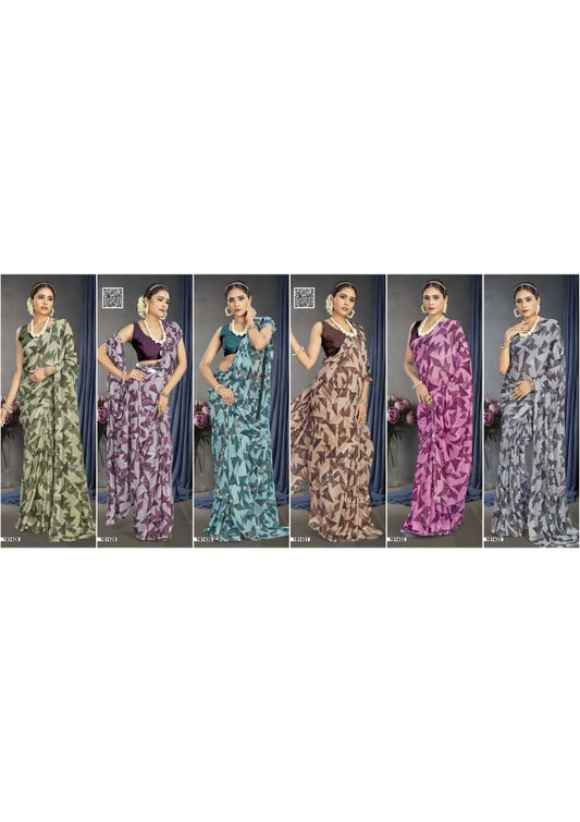 Vallabhi Ivaanka Vol 3 Georgette Printed Saree Collection catalog from stuff export