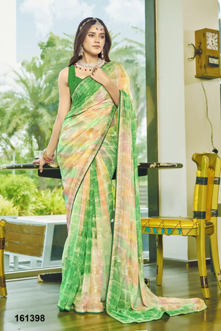 Vallabhi Divyanshi Vol 7 Georgette Printed Saree Collection Catalog from stuff export