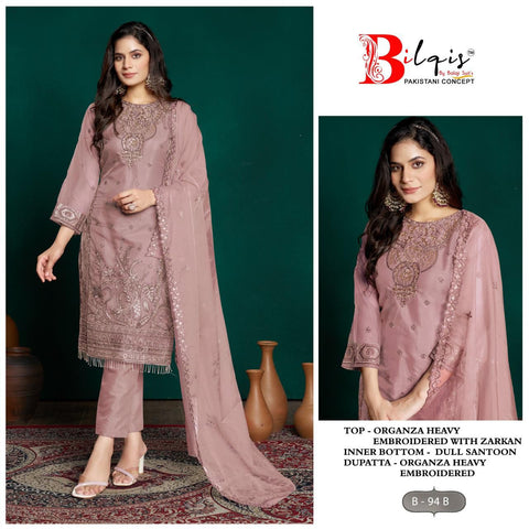 Bilqis B 94 A to D Pakistani Salwar Kameez Collection catalog from stuff export