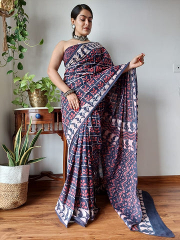 Md Khyana 5 Fancy Digital Printed Saree Collection catalog from stuff export