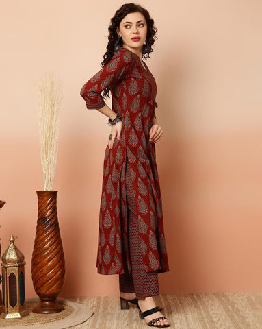 Dhruvi 227 Rayon Kurti Bottom With Dupatta catalog from stuff export