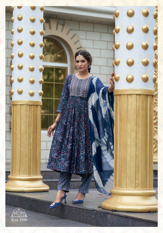 Mystic 9 Pushpa Vol 1 Kurti Bottom With Dupatta Collection catalog from stuff export