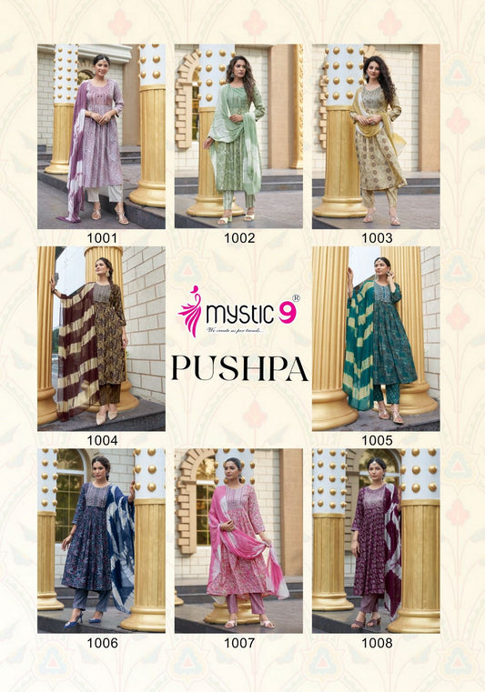 Mystic 9 Pushpa Vol 1 Kurti Bottom With Dupatta Collection catalog from stuff export