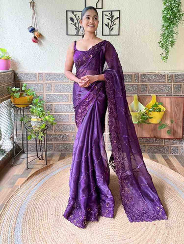 Ds 659 Burberry Fancy Saree Collection catalog from stuff export