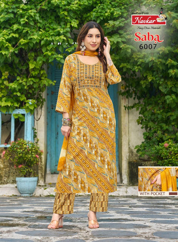 Navkar Saba Vol 6 Rayon Kurti With Bottom Dupatta Collection catalog from stuff export