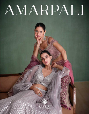 Sayuri Amarpali Georgette Designer Lehenga Choli Collection catalog from stuff export