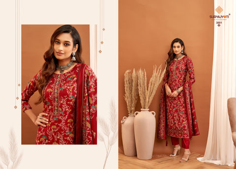 Suryajyoti Kanika Vol 3 Modal Printed Dress Material Collection catalog from stuff export