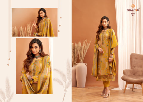 Suryajyoti Kanika Vol 3 Modal Printed Dress Material Collection catalog from stuff export