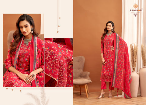 Suryajyoti Kanika Vol 3 Modal Printed Dress Material Collection catalog from stuff export