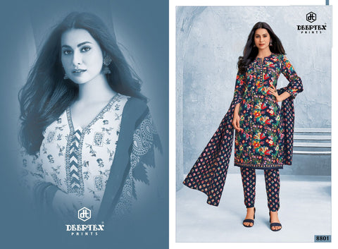 Deeptex Miss India Vol 88 Cotton Printed Dress Material catalog from stuff export