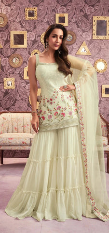 Malika Hit Fency 1043 Designer Georgette Salwar Suit Collection catalog from stuff export