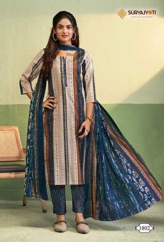 Suryajyoti Zion Cotton Vol 18 Ready Made Cotton Printed Dress catalog from stuff export