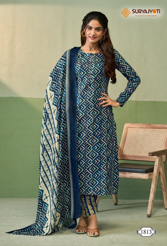 Suryajyoti Zion Cotton Vol 18 Ready Made Cotton Printed Dress catalog from stuff export