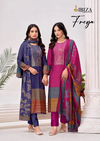 Ibiza Freya Pashmina Digital Printed Salwar Kameez Collection catalog from stuff export