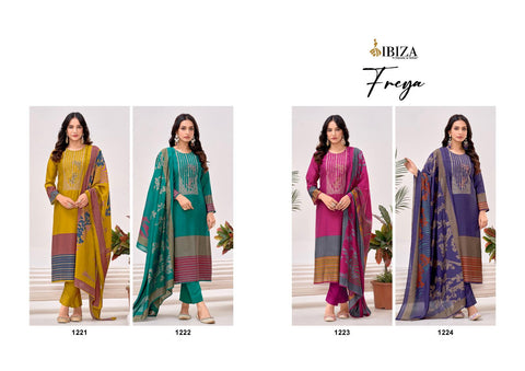 Ibiza Freya Pashmina Digital Printed Salwar Kameez Collection catalog from stuff export