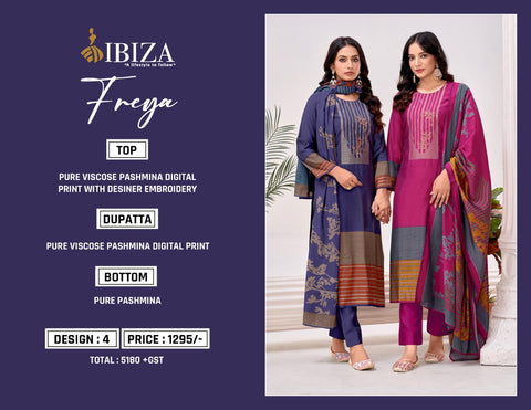 Ibiza Freya Pashmina Digital Printed Salwar Kameez Collection catalog from stuff export