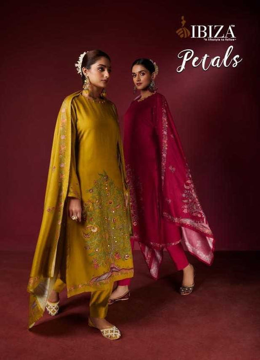 Ibiza Petals Pashmina Digital Printed Salwar Kameez Collection catalog from stuff export