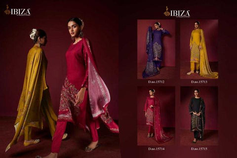 Ibiza Petals Pashmina Digital Printed Salwar Kameez Collection catalog from stuff export