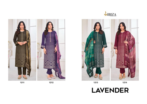 Ibiza Lavender Viscose Pashmina Salwar Kameez Collection catalog from stuff export