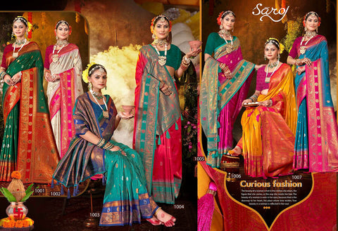 Saroj Meraki Silk Vol 2 Silk Copper Saree Collection From stuff export