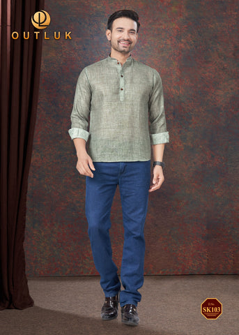 Outluk Short Kurta Vol 2 Casual Mens Kurta Collection catalog from stuff export