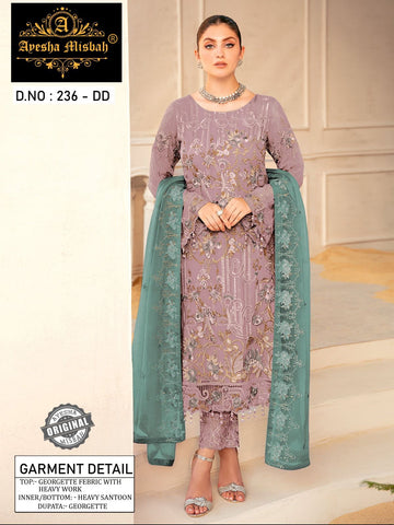 Ayesha Misbah 236 Georgette Pakistani Salwar Kameez from stuff export