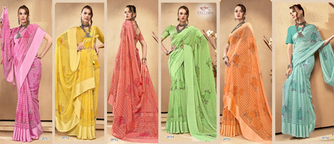 Vallabhi Gaurisha Vol 3 Georgette Designer Saree Collection from stuff export