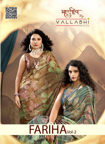 Vallabhi Fariha Vol 2 Brasso Fancy Saree Collection from stuff export